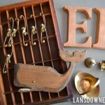 Antique mall haul: Wood and brass