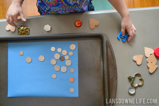 Making sunprints with household objects