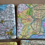 Tile map coasters