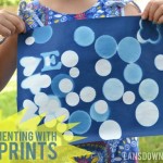 Summer craft: Experimenting with sunprints