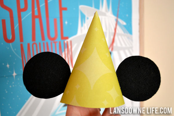 Mickey Mouse ear birthday party hats