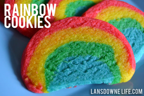 Let's bake! Rainbow cookies!