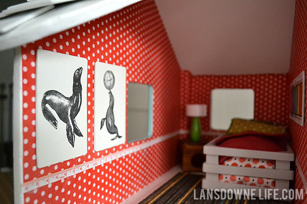 Modern DIY dollhouse with homemade furniture (Part 1 of 6) - Lansdowne Life