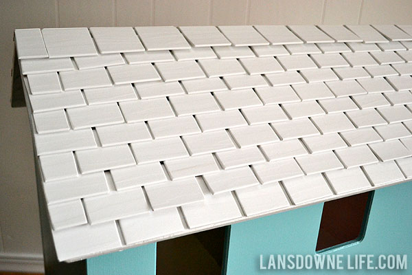 diy dollhouse shingles