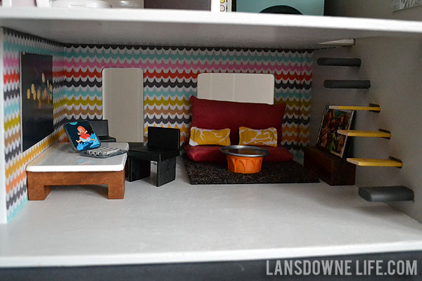 How to make dollhouse furniture for dining room and living room