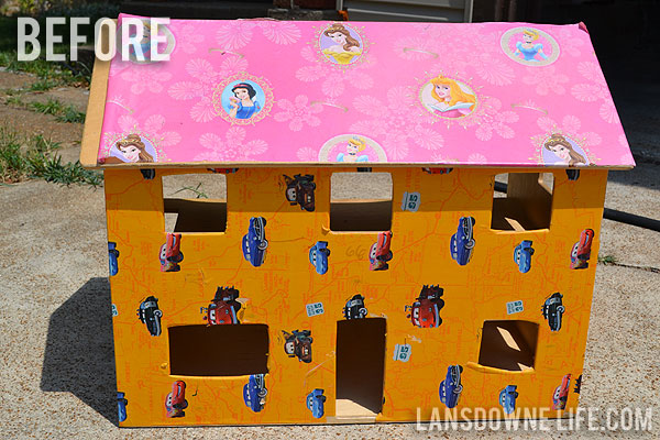 DIY dollhouse makeover