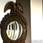 Latest acquisition: Eagle-topped porthole mirror