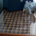 Quick and easy detail: Adding fabric to end tables