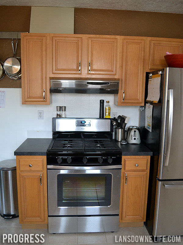 Budget kitchen remodel progress