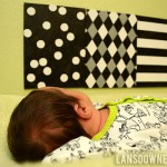 Update: High contrast, black and white paintings for baby