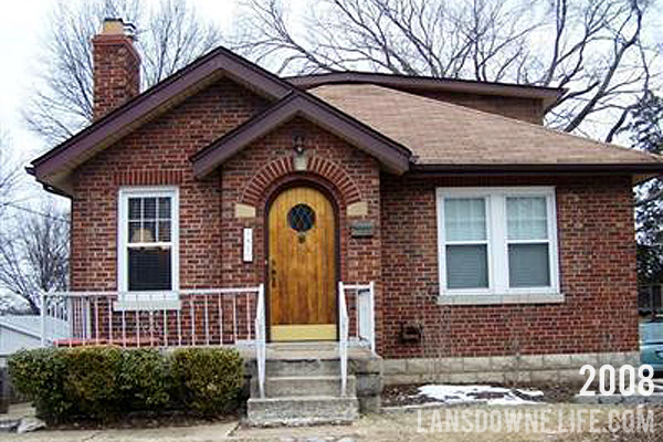 Improving curb appeal on red brick Tudor house