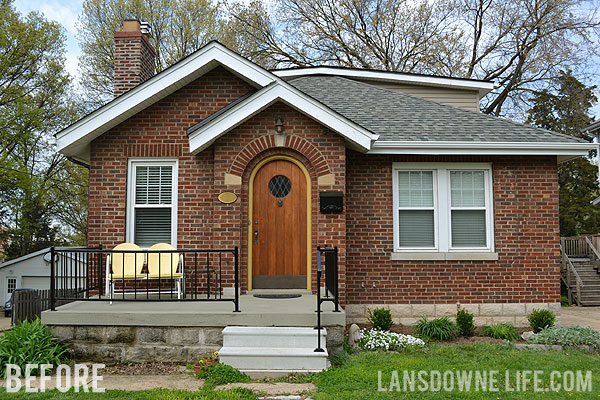 Before - Adding cottage style shutters