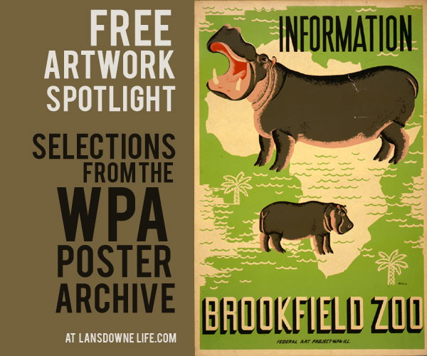 Free artwork spotlight: WPA Poster Archive at Library of Congress