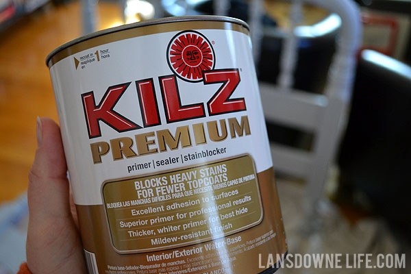 Kilz stainblocking primer