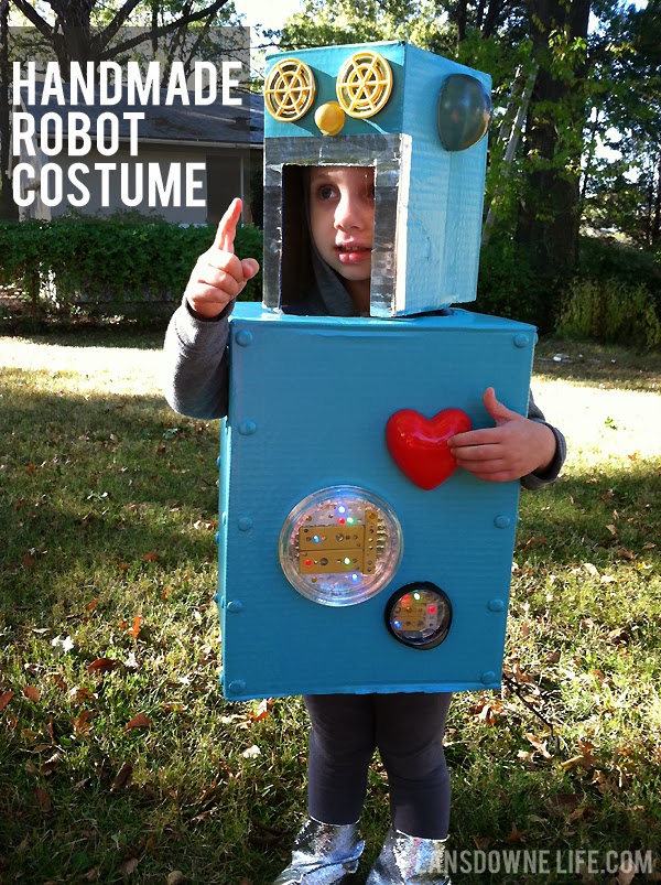 Handmade robot Halloween costume