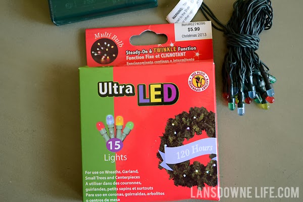 Battery operated LED lights for homemade robot costume
