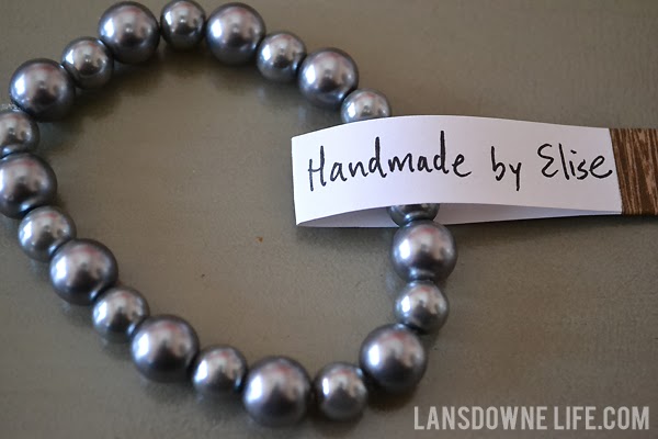 Beaded bracelets: Easy handmade teacher gift