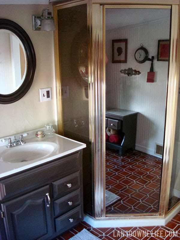 Bathroom renovation before