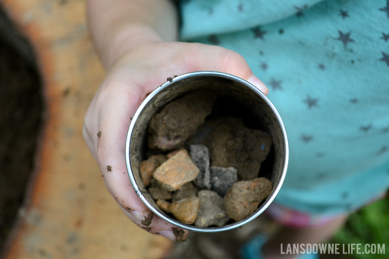 Rock collection as treasure