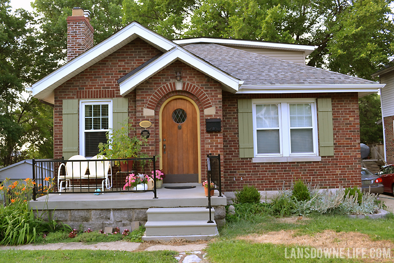 Painting the stairs to match the porch