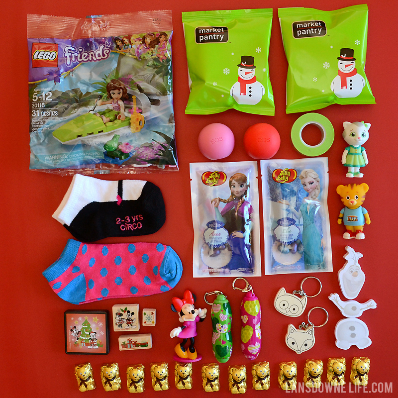 Stocking stuffer prizes for surprise ball