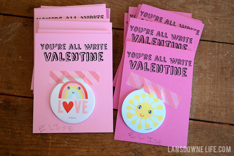 You're all write valentine