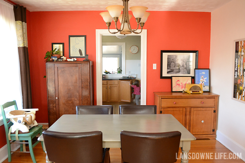 declutter dining room table