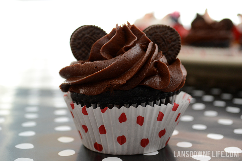 Mickey Ears cupcake