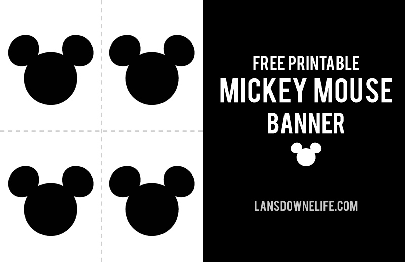 Mickey Mouse Party Banner