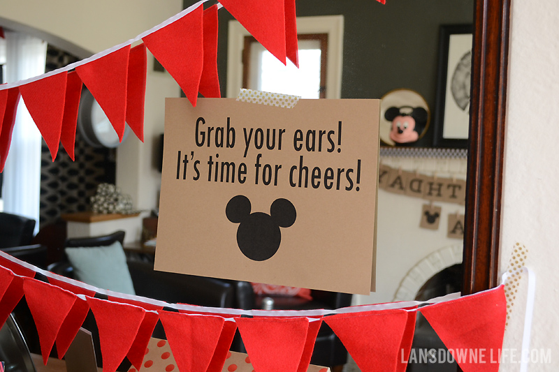 Mickey Mouse birthday party decorations