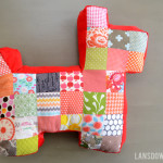 Second child catch-up: Patchwork stuffed dog