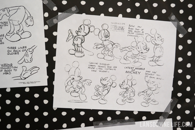 Vintage Mickey Mouse sketches