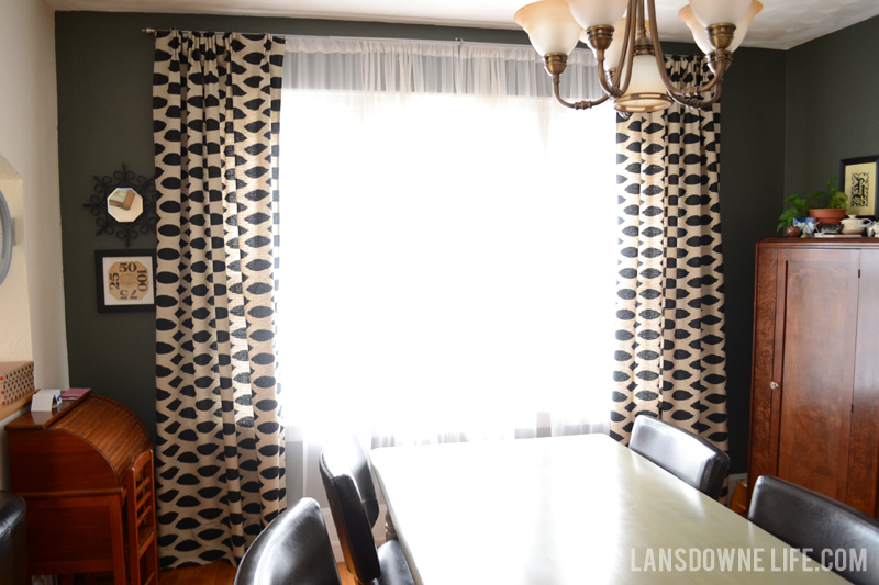 Dining room curtains