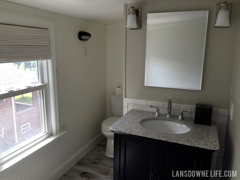 Bathroom almost done!